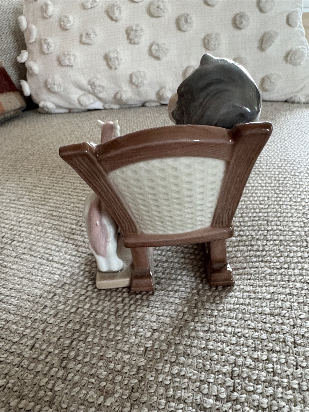 LLADRO - *RARE* NAPPING BOY IN ROCKING CHAIR - Picture 6 of 10